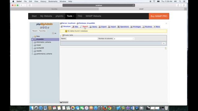 Creating a MySQL database from phpMyAdmin control panel for Drupal 8 website смотреть онлайн