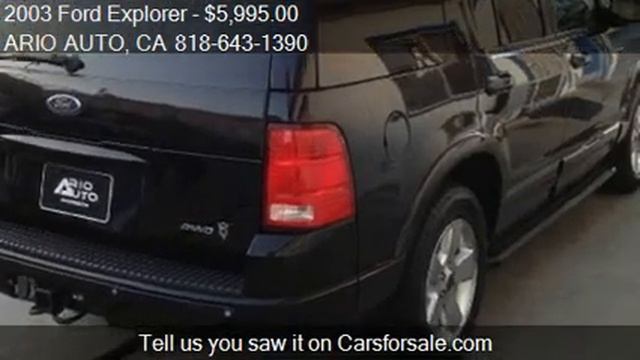 2003 Ford Explorer Limited 4.6L AWD for sale in N. HOLLYWOOD смотреть онлайн