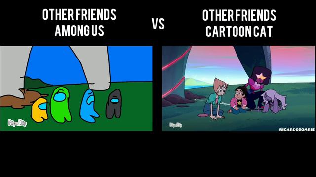 OTHER FRIENDS CARTOON CAT VS OTHER FRIENDS AMONG US смотреть онлайн
