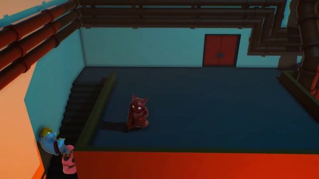 ТОЛЬКО НЕ ОТПУСКАЙ ЕГО!!! УГАР В GANG BEASTS!!!