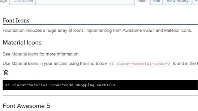 Foundation Font Icons смотреть онлайн