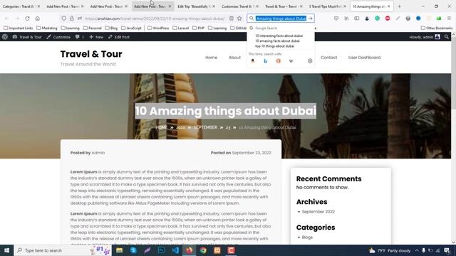 How to Make a Tours and Travels Website with WordPress and Elementor FREE смотреть онлайн