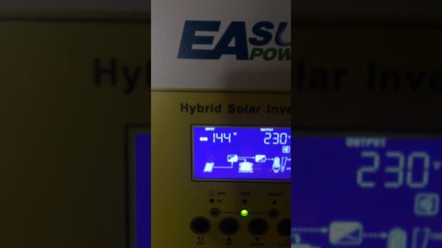 Installation And Load Of EASUN 3.6kw Hybrid Solar Inverter Testing Part1