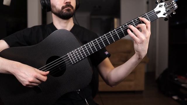 KLOS carbon fiber nylon string guitar --- playing some flamenco (Aranjuez remixed por granaina) смотреть онлайн