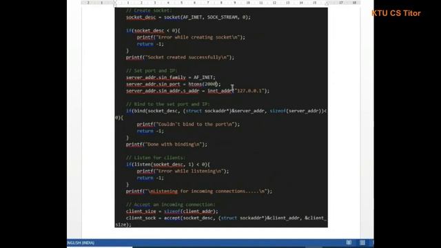 KTU CS332 Network Programming Lab|S6 CS|Socket Programming with TCP and UDP смотреть онлайн
