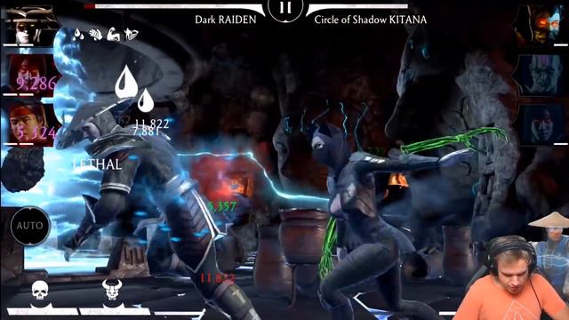 MK Mobile. Destroying Battle 199 in Nightmare Tower with Dark Raiden. He is AMAZING! смотреть онлайн