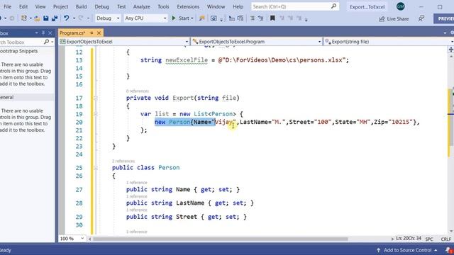 EPPlus package to export objects to excel in C#(Code) смотреть онлайн