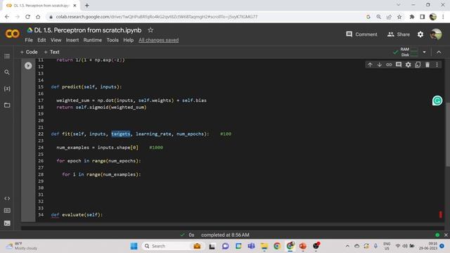 DL 1.5. Building Perceptron from scratch in Python | Deep Learning Course смотреть онлайн