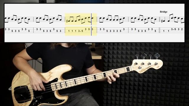 The Offspring - Why Don't You Get A Job (bass cover with tabs in video) смотреть онлайн