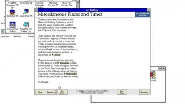 Microsoft Art Gallery || Windows Version 3 Ultimate Collection