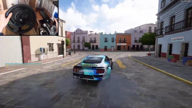 Forza Horizon 5 - Formula Drift Mustang (Thrustmaster Steering Wheel Gameplay) смотреть онлайн