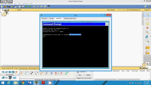 Packet Tracer Telnet and SSH Part 1 смотреть онлайн