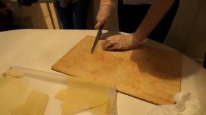 Как правильно резать татарскую лапшу