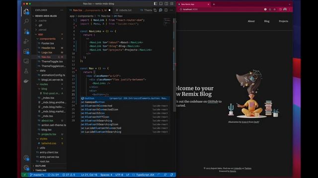 How to build a Responsive Navbar in 7 mins - Using React and TailwindCSS смотреть онлайн