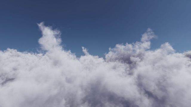 Бесплатный Футаж Облака - Полёт над облаками. Бесконечный цикл. Бесконечный цикл смотреть онлайн