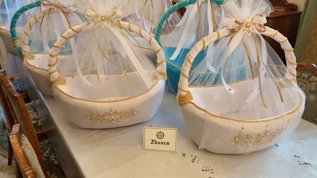 Красивые свадебные корзины! смотреть онлайн