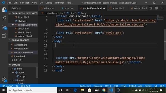 Getting started with Materialize | Materialize CSS From Scratch смотреть онлайн
