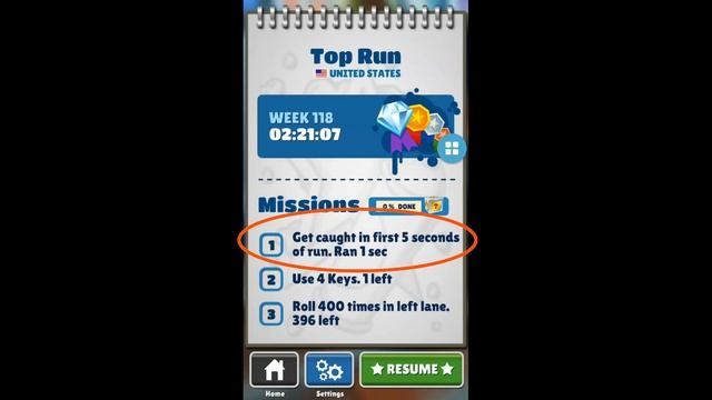 Get caught in 5 seconds of run - Subway surfers смотреть онлайн