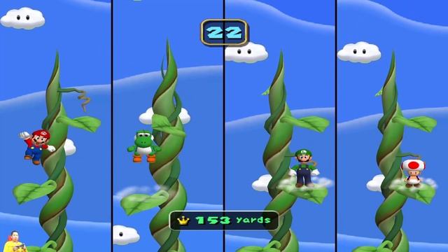 Mario Party 5 Original Vs Mario Party The Top 100 Minigames смотреть онлайн