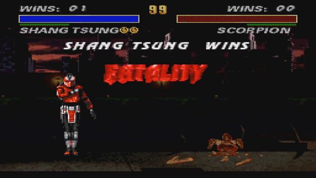 Ultimate Mortal Kombat 3 (Super Nintendo) - Fatalities On Shao Kahn