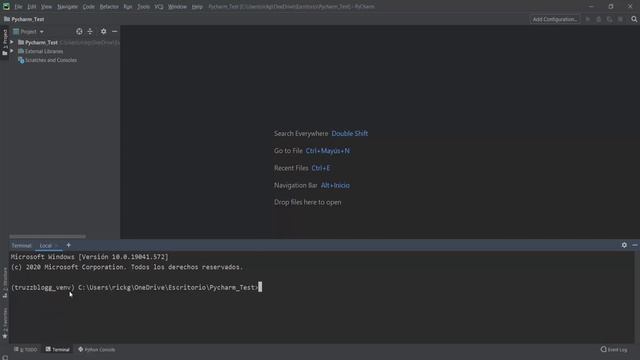 VIRTUALENV + PYCHARM + PYTHON: Cómo crear un entorno virtual (VirtualEnv) en Python! смотреть онлайн