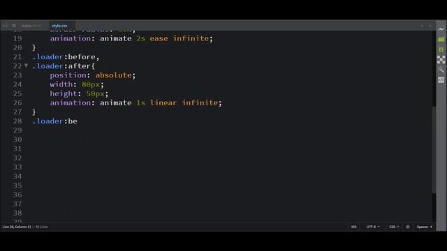 Page Loading Animation using CSS | CSS Loader Animation смотреть онлайн