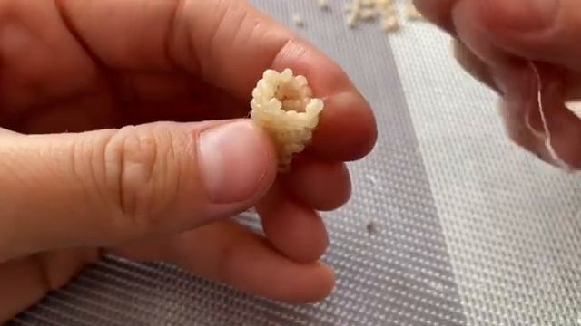 Жүрек бисерден. Сердце из бисера. Бисермен тоқу. Жүрекше. смотреть онлайн