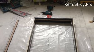 Сборка установка двери в ванную комнату