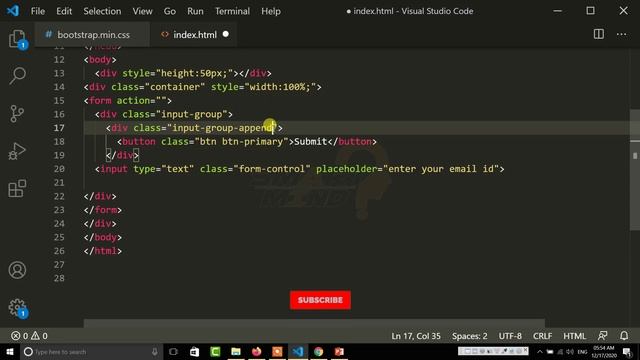 How to create input group with Bootstrap for beginners in hindi by smart mind #29 смотреть онлайн