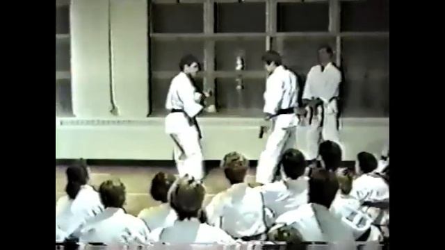 Part #6 Kanazawa sensei 1990 Jiyu Ippon Kumite with Guy Brodeur смотреть онлайн
