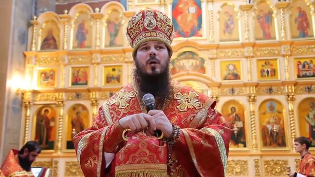 Всенощное бдение в Вознесенском кафедральном соборе Кузнецка. смотреть онлайн