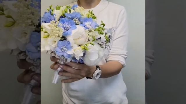 Букет невесты на портбукете "Нежная" смотреть онлайн