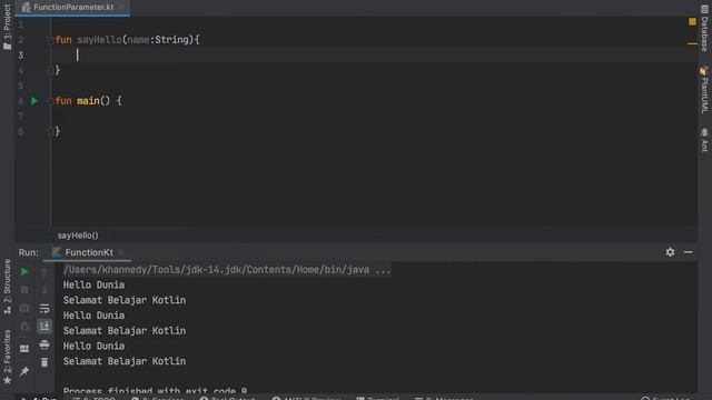 Belajar Kotlin Dasar - 20 Function Parameter смотреть онлайн