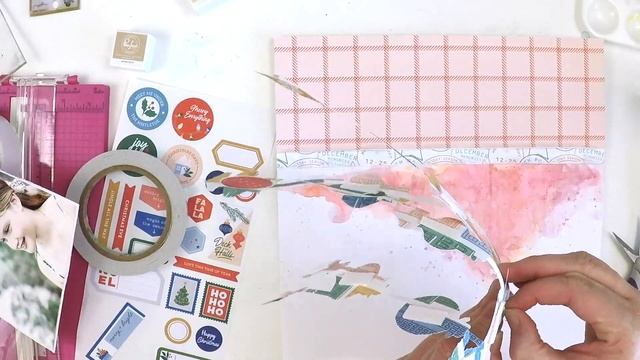 Scrapbooking Christmas Magic | **Process Video** | Pink Fresh Studio