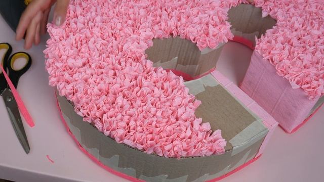 Corrugated paper figure / Цифра из гофрированной бумаги / DIY TSVORIC смотреть онлайн