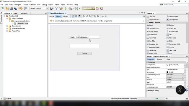 Java - First GUI Simple Project - Hello World GUI смотреть онлайн
