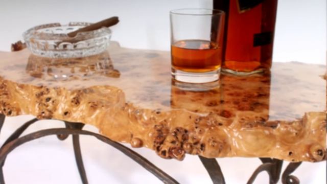 Кофейный столик из капа смотреть онлайн