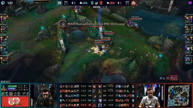 🏆 Match of the week 🏆 Fnatic vs MAD Lions || LEC Day 17 || Highlight смотреть онлайн