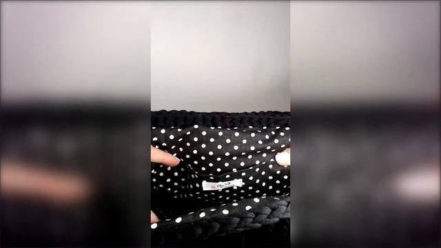 Olga Volk handmade Рюкзак из трикотажной черный. смотреть онлайн