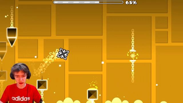 УРААА! ПРОШЁЛ ОЧЕНЬ СЛОЖНЫЙ УРОВЕНЬ! ПОЛНЫЙ РАСКОЛБАC! |GEOMETRY DASH| смотреть онлайн