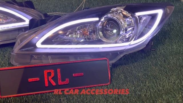 Mazda 3 2008 2009 2010 2011 2012 2013 Projector Headlamp headlight head lamp light led drl смотреть онлайн