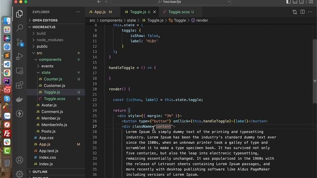 Khoá học ReactJS 2022: Bài 14 - Làm việc với State trong React JS - Phần 3 смотреть онлайн