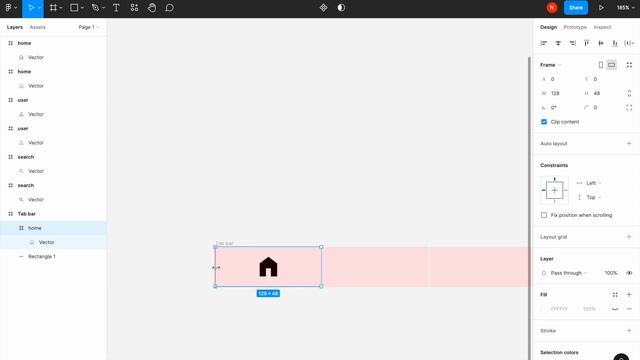 Design Tab Bar in Figma смотреть онлайн