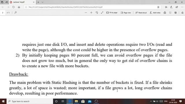 18MCA441 StaticHashing Extendible Hashing смотреть онлайн