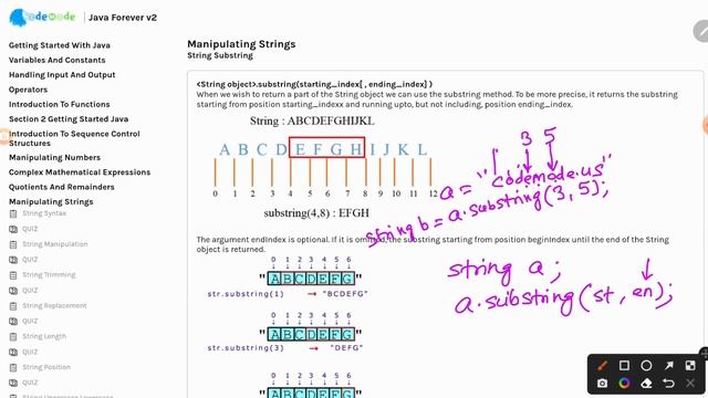 Substring in Java | substring() function | find substring смотреть онлайн
