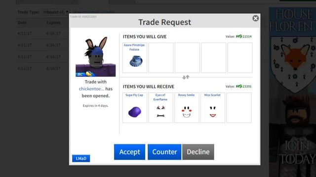 ROBLOX Trading | Trading At The TRADE HANGOUT!!!