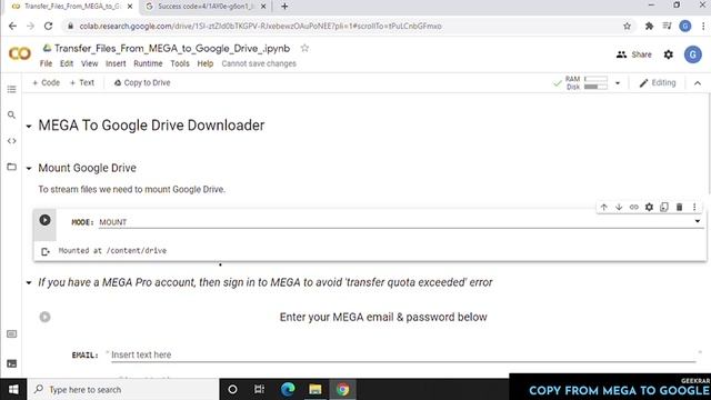 How to Transfer Files from Mega to Google Drive (2021) | Mega to GDrive Colab смотреть онлайн