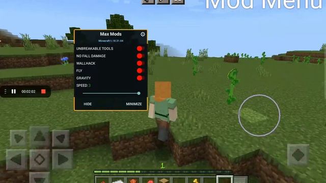 Minecraft Mod Menu Version:1.18.31.04 Max Mods Mod Menu смотреть онлайн