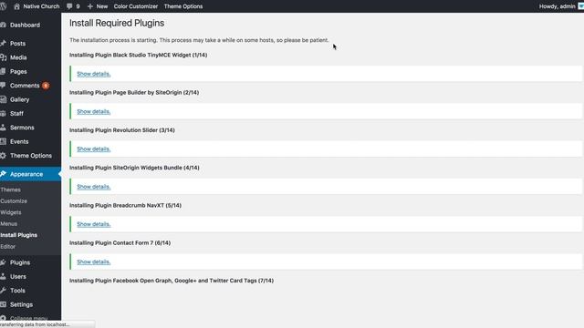 Native Church WordPress Theme Installation Video [Ver Below 3.0] смотреть онлайн