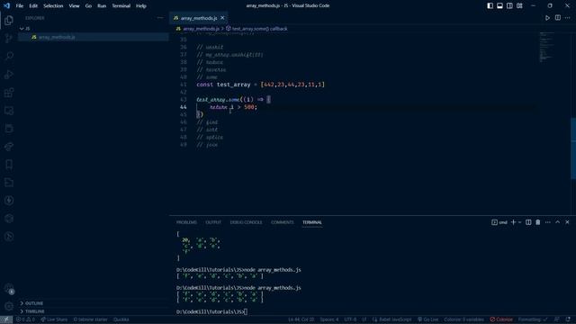 Learn JavaScript Array Methods: forEach, map, filter, and more смотреть онлайн